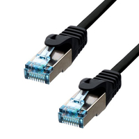 ProXtend 6ASFTP-01B hálózati kábel Fekete 1 M Cat6a S/FTP (S-STP)