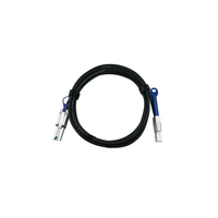 BlueOptics BL464801GN0.5M30-BL InfiniBand/fibre optic cable 0,5 m MiniSAS (SFF-8088) Schwarz, Silber