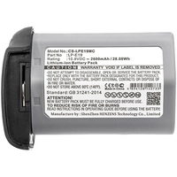 CoreParts MBXCAM-BA466 batería para cámara/grabadora Ión de litio 2600 mAh