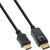 InLine 17186 video kabel adapter 0,5 m DisplayPort HDMI Zwart