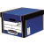 Fellowes Bankers Box Premium 725 Classic Storage Box - Blue