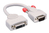 Lindy 41223 video kabel adapter 0,2 m DVI-I VGA (D-Sub) Grijs