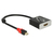DeLOCK 62735 video cable adapter 0.2 m Mini DisplayPort HDMI Type A (Standard) Black