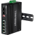 Trendnet TI-UPG62 łącza sieciowe Nie zarządzany L2 Gigabit Ethernet (10/100/1000) Obsługa PoE Czarny