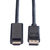 VALUE DisplayPort Kabel, DP - UHDTV, M/M, 2 m