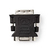 Nedis CCGP32900BK tussenstuk voor kabels DVI-I 24+5-Pin VGA Zwart