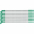 Brady SCNG-09-G Kabelmarkierer Schwarz, Weiß Nylon 10 Stück(e)