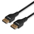 Lindy 36460 cable DisplayPort 0,5 m Negro