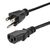 StarTech.com 3ft (1m) Heavy Duty Power Cord, NEMA 5-15P to C13 AC Power Cord, 15A 125V, 14AWG, Replacement Computer Power Cord, Monitor Power Cable, NEMA 5-15P to IEC 60320 C13 ...