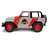 Jada Toys Jada RC Jurassic World Jeep Wrangler 1:16 Radio-Controlled (RC) model Off-road car Electric engine