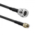 Qoltec 57030 coaxial cable RG-58 1 m N-type RP-SMA Black