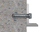 Fischer 48415 kotwa śrubowa/kołek rozporowy 25 szt. Kotwa gwintowana 50 mm