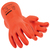 Uvex power protect V1000 Isolerende handschoenen Rood Latex