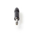 Nedis COTP23900BK kabel-connector 6.35 mm Zwart