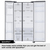 Samsung RH69CG895DS9EU fridge-freezer Freestanding 645 L Silver