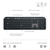 Logitech MX Keys S keyboard RF Wireless + Bluetooth AZERTY Belgian Graphite