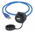 Encitech 1310-1024-03 USB kábel 1,5 M USB 2.0 USB A Fekete, Kék