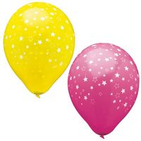15 Luftballons Ø 29 cm farbig sortiert "Stars" von PAPSTAR Luftballons farbig