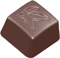 SCHNEIDER Schokoladen-Form Praline mit Kakaobohnenprägung-K 26x26x16 Profi-