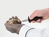 Austernmesser ca. 15 cm Edelstahl ergonomischer, rutschfester Griff aus