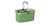 Faltbarer Einkaufskorb SHOP!, grün Faltbarer Einkaufkorb, Inhalt 23 l,