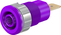 4 mm Sicherheitsbuchse violett SLB4-F6,3
