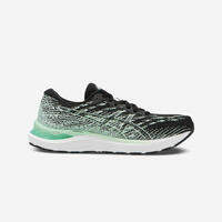 Women's Asics Gel-stratus 3 Running Shoes - Black/green - UK 8 EU42