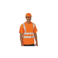 KeepSAFE High Visibility Orange Rail T-Shirt - Size XX LARGE