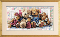 Counted Cross Stitch Kit: A Row of Love