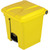 Plastic Pedal Operated Litter Bin - 30 Litre - Yellow