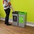 Box Cycle Double Recycling Unit - 120 Litre Box Cycle Double - Mixed Bodies - Silver Base