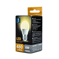 Lampadina LED G45 E27 6W - 510 lumen Aigostar luce calda B10105MQW