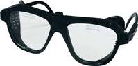 187222006 Schutzbrille EN 166 Bügel schwarz, Scheiben klar Nylon, Glas