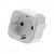 Travel plug earthing contact to adapter type J Switzerland CH, 250V