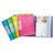 Pentel Recycology A4 Vivid Display Book 30 Pocket Assorted Colours (Pack 5)