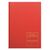 Collins Cathedral Analysis Book Casebound A4 12 Cash Column 96 Pages Red 69/121