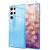 NALIA Set [3-in-1] Compatibile con Samsung Galaxy S23 Ultra Custodia [1x Brillantini Case & 2x Protezione Del Display] Glitterata Cover Posteriore Anti-Scratch Antipolvere Blu