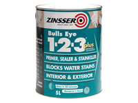 Bulls Eye® 1-2-3 Plus Primer, Sealer & Stain Killer White 2.5 litre