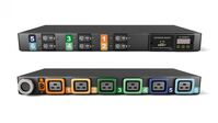 Geist Rack PDU, Metered , (upgradeable), 1U, input IEC ,