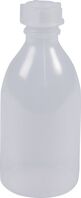 Enghalsflasche - Transparent, 6.1 cm, LDPE, Inkl. Schraubverschluss, 250 ml