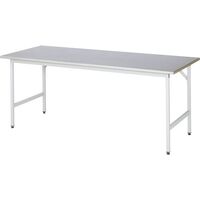 Work table, height adjustable