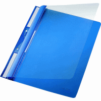 Einhängehefter A4 2 kurze Beschriftungsfenster PVC blau