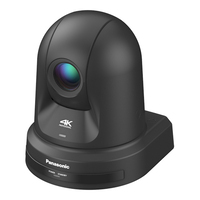 PANASONIC AW-UE50 - 4K UHD PTZ-Kamera mit Schwenk- & Neigefunktion (24x optischer Zoom | Weitwinkelobjektiv | optischer Bildstabilisator | 3G-SDI & HDMI-Version) - in schwarz