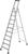Alu-Stehleiter 10 Stufen Gesamthöhe 2,31 m Arbeitshöhe bis 4,35 m