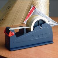 Bench-top tape dispenser,standard for tape up to 50mm wide