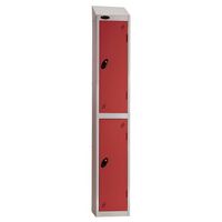 Probe coloured door premium sloping top lockers