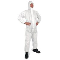 Protective disposable coveralls