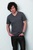 Póló (Gildan Softstyle) férfi v-nyakú férfi (100%pamut) charcoal, XL