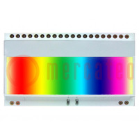 Éclairage; EADOGM081,EADOGM162,EADOGM163; LED; 55x31x3,6mm; RGB