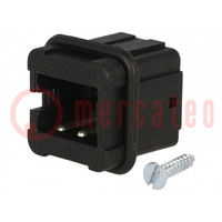 Connector: HDC; contact insert; female; Staf®; PIN: 6; size 3A; 10A